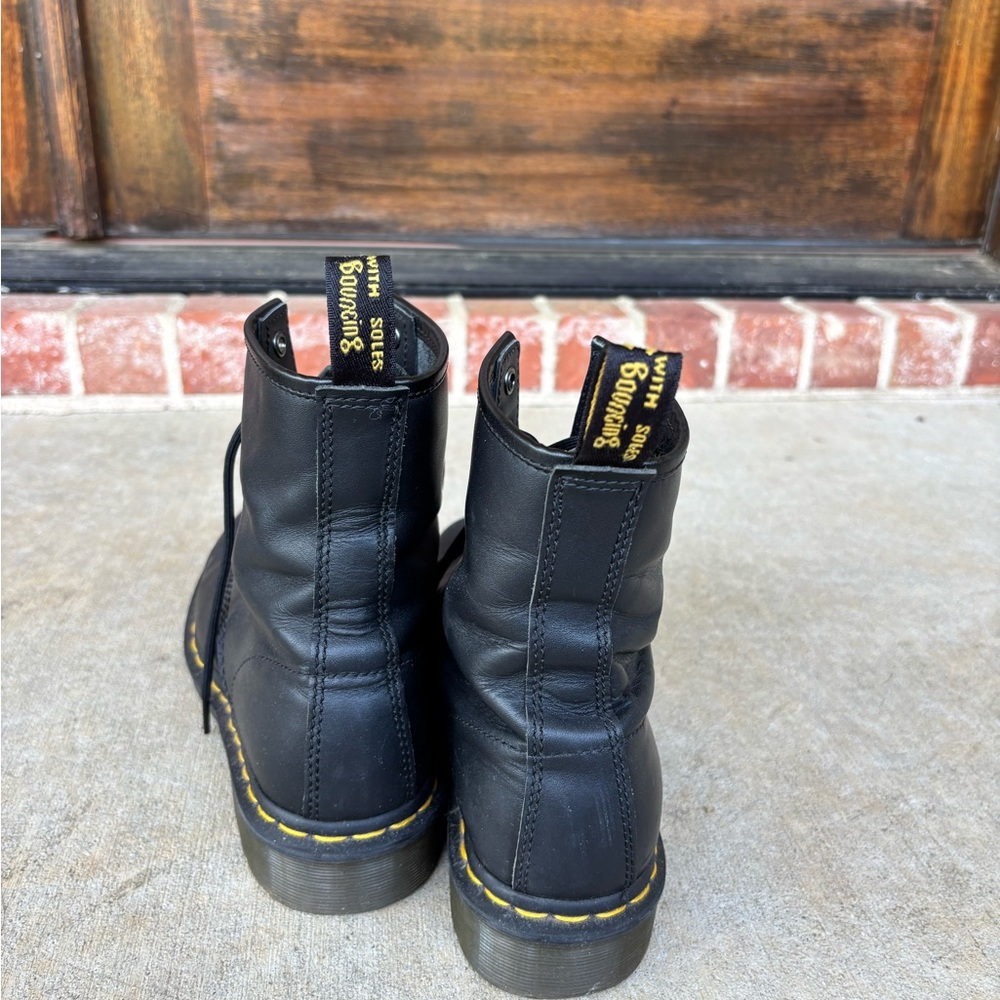 Dr. Martens Black Leather Boots - Picture 6 of 7